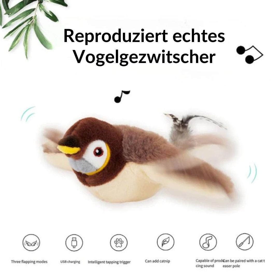 HoverBird® - Katzenspielzeug Flatternder Vogel